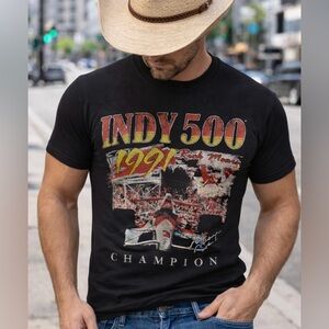Indy 500 Black Graphic T-Shirt